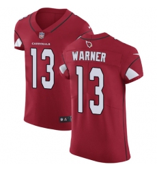 Nike Cardinals #13 Kurt Warner Red Team Color Mens Stitched NFL Vapor Untouchable Elite Jersey