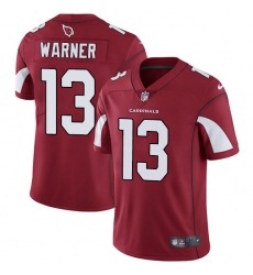 Nike Cardinals #13 Kurt Warner Red Team Color Mens Stitched NFL Vapor Untouchable Limited Jersey