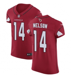 Nike Cardinals #14 J J Nelson Red Team Color Mens Stitched NFL Vapor Untouchable Elite Jersey