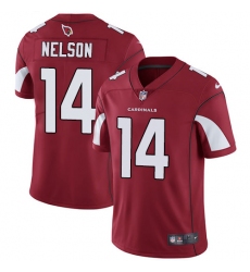 Nike Cardinals #14 J J Nelson Red Team Color Mens Stitched NFL Vapor Untouchable Limited Jersey