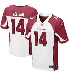 Nike Cardinals #14 J J  Nelson White Mens Stitched NFL Elite Jersey