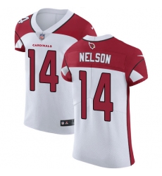 Nike Cardinals #14 J J Nelson White Mens Stitched NFL Vapor Untouchable Elite Jersey