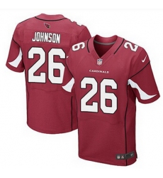 Nike Cardinals #26 Rashad Johnson Red Team Color Mens Stitched NFL Elite Jersey