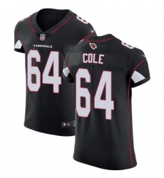 Nike Cardinals #64 Mason Cole Black Alternate Mens Stitched NFL Vapor Untouchable Elite Jersey