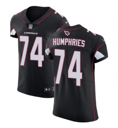 Nike Cardinals #74 D J Humphries Black Alternate Mens Stitched NFL Vapor Untouchable Elite Jersey