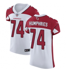 Nike Cardinals #74 D J Humphries White Mens Stitched NFL Vapor Untouchable Elite Jersey