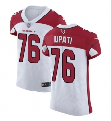 Nike Cardinals #76 Mike Iupati White Mens Stitched NFL Vapor Untouchable Elite Jersey