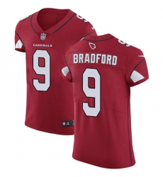 Nike Cardinals #9 Sam Bradford Red Team Color Mens Stitched NFL Vapor Untouchable Elite Jersey