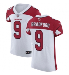 Nike Cardinals #9 Sam Bradford White Mens Stitched NFL Vapor Untouchable Elite Jersey