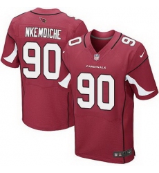 Nike Cardinals #90 Robert Nkemdiche Red Team Color Mens Stitched NFL Elite Jersey