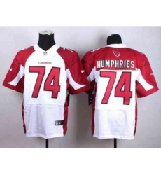 nike nfl jerseys arizona cardinals 74 humphries white[Elite]
