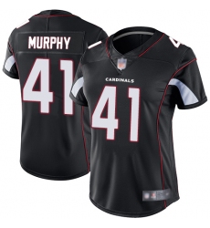 Cardinals 41 Byron Murphy Black Alternate Women Stitched Football Vapor Untouchable Limited Jersey