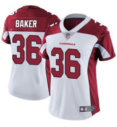 Nike Cardinals #36 Budda Baker White Womens Stitched NFL Vapor Untouchable Limited Jersey