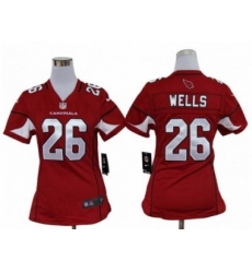 Nike Women Arizona Cardinals #26 Chris Wells Red jerseys