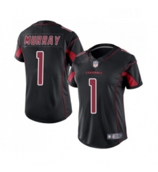 Women Arizona Cardinals #1 Kyler Murray Limited Black Rush Vapor Untouchable NFL Jersey