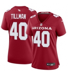 Women Arizona Cardinals 40 Pat Tillman Red 2024 F U S E Vapor Untouchable Limited Stitched