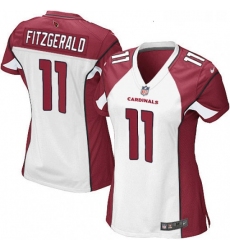 Womens Nike Arizona Cardinals 11 Larry Fitzgerald Game White NFL Jersey