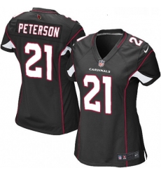 Womens Nike Arizona Cardinals 21 Patrick Peterson Game Black Alternate NFL Jersey