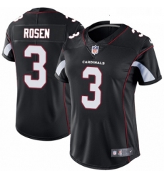 Womens Nike Arizona Cardinals 3 Josh Rosen Black Alternate Vapor Untouchable Elite Player NFL Jersey