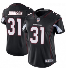Womens Nike Arizona Cardinals 31 David Johnson Elite Black Alternate NFL Jersey