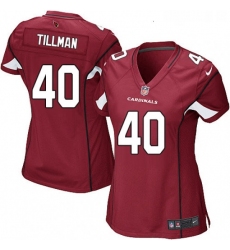 Womens Nike Arizona Cardinals 40 Pat Tillman Game Red Team Color NFL Jersey