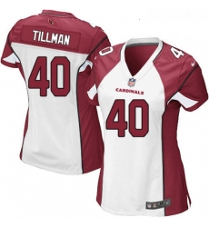 Womens Nike Arizona Cardinals 40 Pat Tillman Game White NFL Jersey