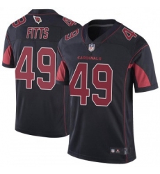 Youth Nike Arizona Cardinals 49 Kylie Fitts Limited Cardinal Color Rush Vapor Untouchable Jersey