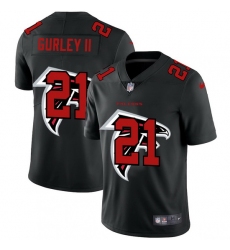 Atlanta Falcons 21 Todd Gurley II Men Nike Team Logo Dual Overlap Limited NFL Jersey Black
