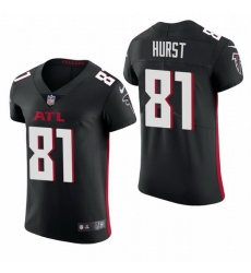 Atlanta Falcons 81 Hayden Hurst Nike Men Black Team Color Men Stitched NFL 2020 Vapor Untouchable Elite Jersey