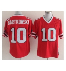 Atlanta Falcons Red 10 Steve Bartkowski Red Throwback NFL Jerseys