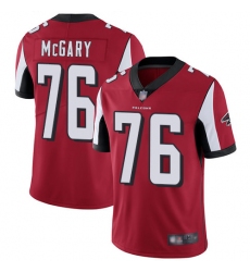 Falcons 76 Kaleb McGary Red Team Color Men Stitched Football Vapor Untouchable Limited Jersey