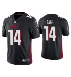 Men Atlanta Falcons 14 Russell Gage Black Vapor Untouchable Limited Stitched