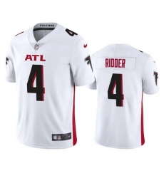 Men Atlanta Falcons 4 Desmond Ridder White Vapor Untouchable Limited Stitched Jersey