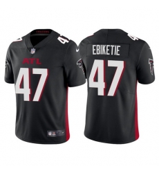 Men Atlanta Falcons 47 Arnold Ebiketie Black Vapor Untouchable Limited Stitched Jersey