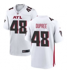 Men Atlanta Falcons 48 Bud Dupree White Stitched Football Game Jersey