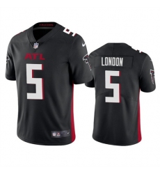Men Atlanta Falcons 5 Drake London Black NFL Draft Vapor Untouchable Limited Stitched Jersey