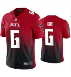 Men Atlanta Falcons 6 Younghoe Koo New Black Red Vapor Untouchable Limited Stitched Jersey