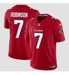 Men Atlanta Falcons  7 Bijan Robinson Red 2026 New F U S E  Vapor Untouchable Limited Stitched Football Jersey