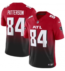 Men Atlanta Falcons 84 Cordarrelle Patterson Red Black 2023 F U S E  Vapor Untouchable Limited Stitched Football Jersey