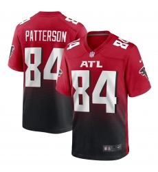 Men Atlanta Falcons Cordarrelle Patterson #84 Vapor Limited Red Black Jersey