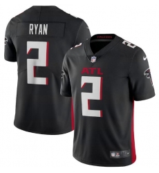 Men Nike 2020 2 Matt Ryan Atlanta Falcons Nike Vapor Limited Jersey Black