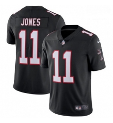 Men Nike Atlanta Falcons 11 Julio Jones Black Alternate Vapor Untouchable Limited Player NFL Jersey