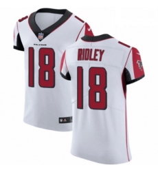 Men Nike Atlanta Falcons 18 Calvin Ridley White Vapor Untouchable Elite Player NFL Jersey