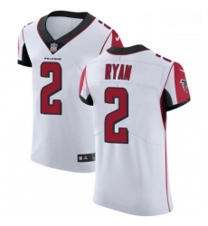 Men Nike Atlanta Falcons 2 Matt Ryan White Vapor Untouchable Elite Player NFL Jersey