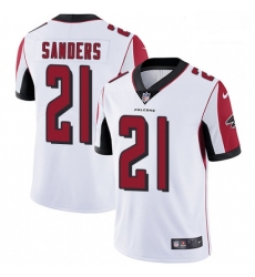 Men Nike Atlanta Falcons 21 Deion Sanders White Vapor Untouchable Limited Player NFL Jersey