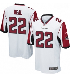 Men Nike Atlanta Falcons 22 Keanu Neal Game White NFL Jersey
