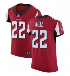 Men Nike Atlanta Falcons 22 Keanu Neal Red Team Color Vapor Untouchable Elite Player NFL Jersey