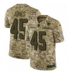Men Nike Atlanta Falcons 45 Deion Jones Limited Camo 2018 Salute to Service NFL Jersey
