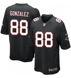Men Nike Atlanta Falcons 88 Tony Gonzalez Game Black Alternate NFL Jersey