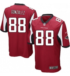 Men Nike Atlanta Falcons 88 Tony Gonzalez Game Red Team Color NFL Jersey